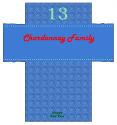 New Year Family Rectangle Labels 3.5x3.75